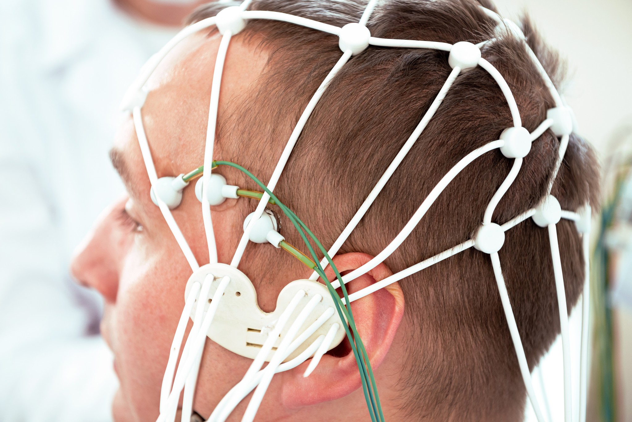 Neurofeedback mit EEG-Elektrodenkappe