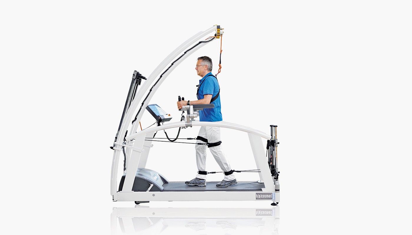 Robotergestütztes Laufbandtraining mit Gewichtsentlastung